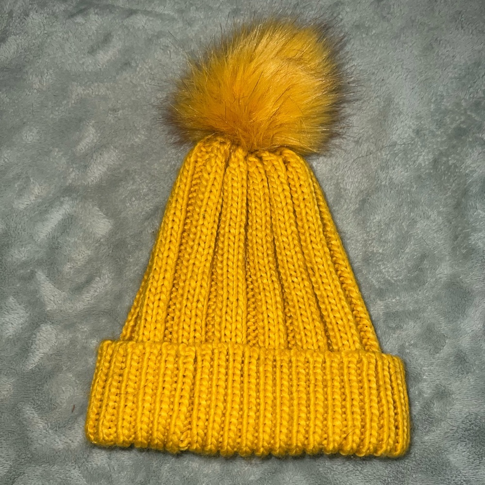Yellow beanie